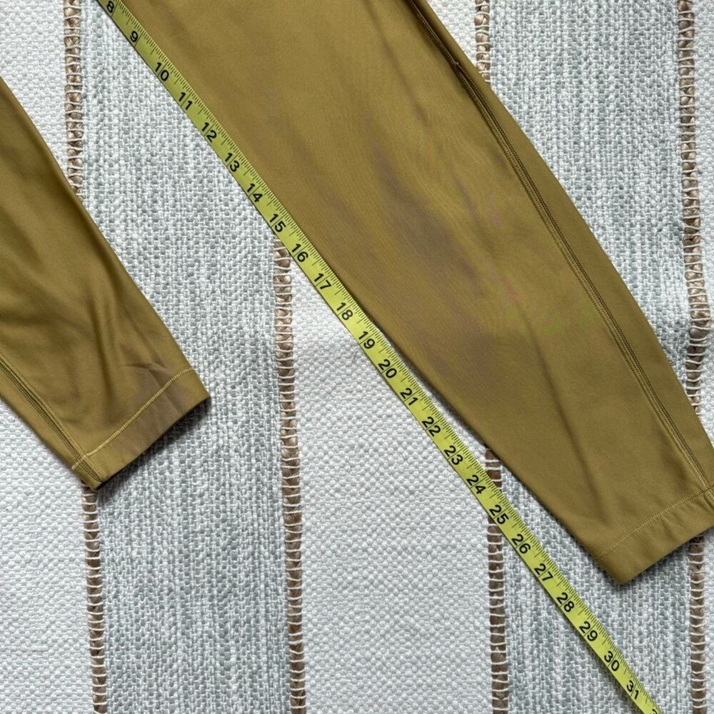 Lululemon Flurry Up Grape Leaf Yellow Super High Rise Tight 28” Women’s Size 12 - Picture 6 of 10